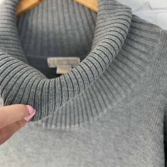 Michael Kors Gray Turtleneck Sweater XL - Picture 9 of 10